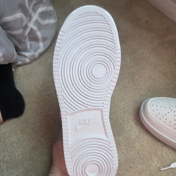 Size 9 M/10W- Nike Court Vision Next Nature Low White/White/Light Smoke Grey - Picture 6 of 7